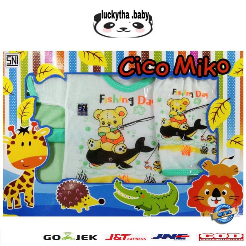 1box_ baby set Cico Miko besar baju set bayi/ gift set kado bayi newborn/perlengkapan bayi