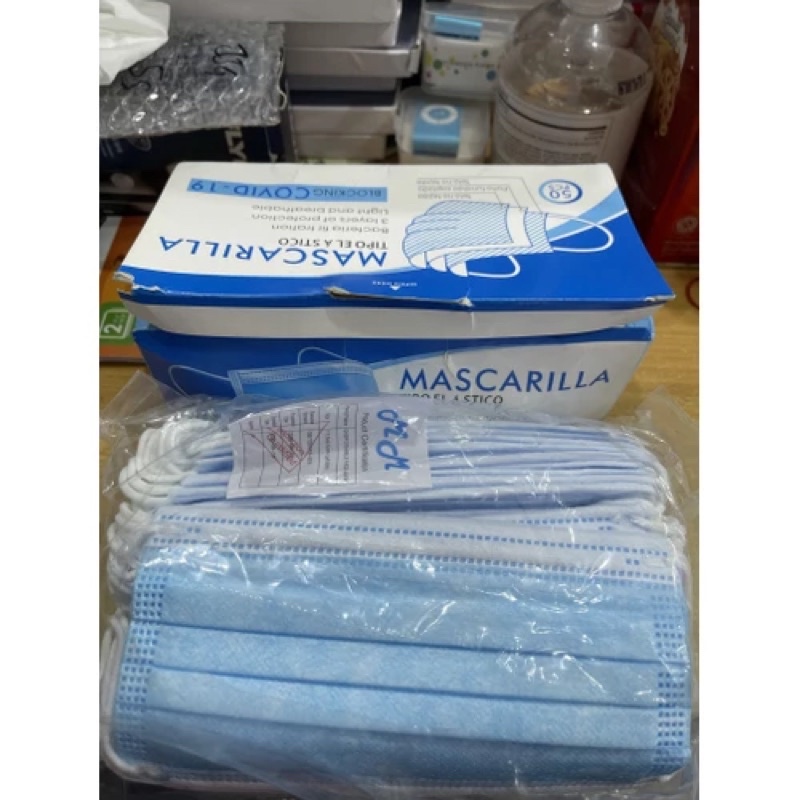 ISI 50 PCS MASKER MULUT 3 PLY