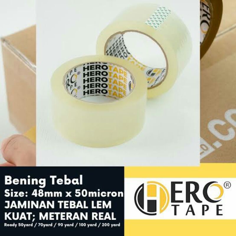 

lakban bening HERO TAPE