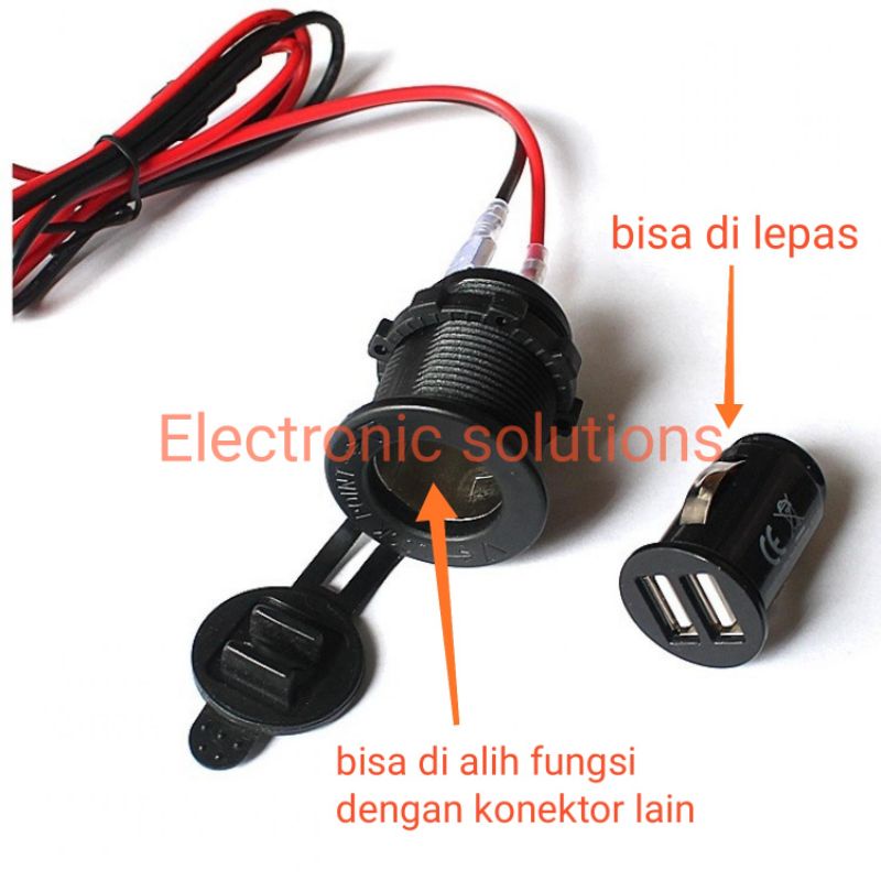 Charger hp di motor mobil