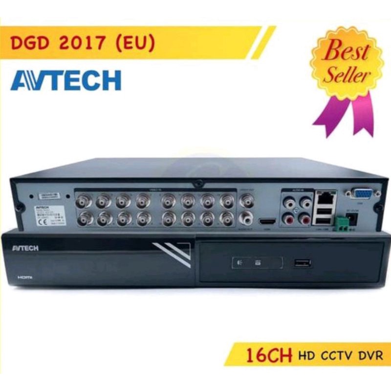 DVR AVTECH 5MP 16CH DGD2017 / DGD-2017 ORIGINAL AVTECT RESMI