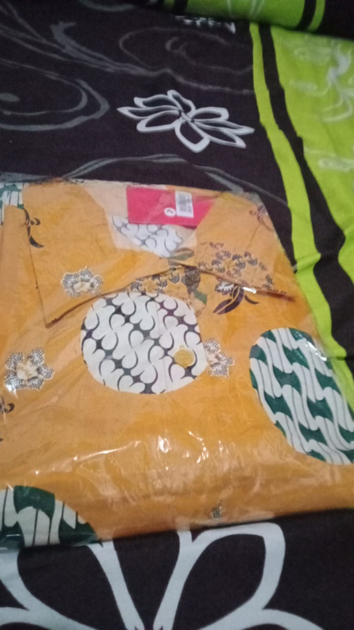 Bl - 03648 Tunik Oversize Wanita Lengan Panjang Batik