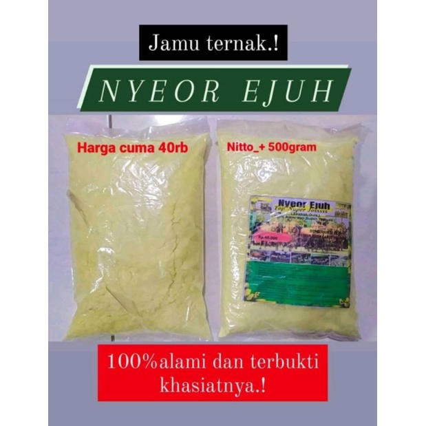 

JAMU ASLI NYEOR EJUH 100% ALAMI COCOK UNTUK SAPI, KAMBING, KERBAU, DOMBA,KUDA