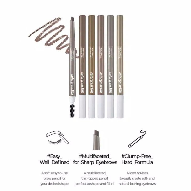 Colorgram Artist Formula Color Brow Pencil (True Beauty)