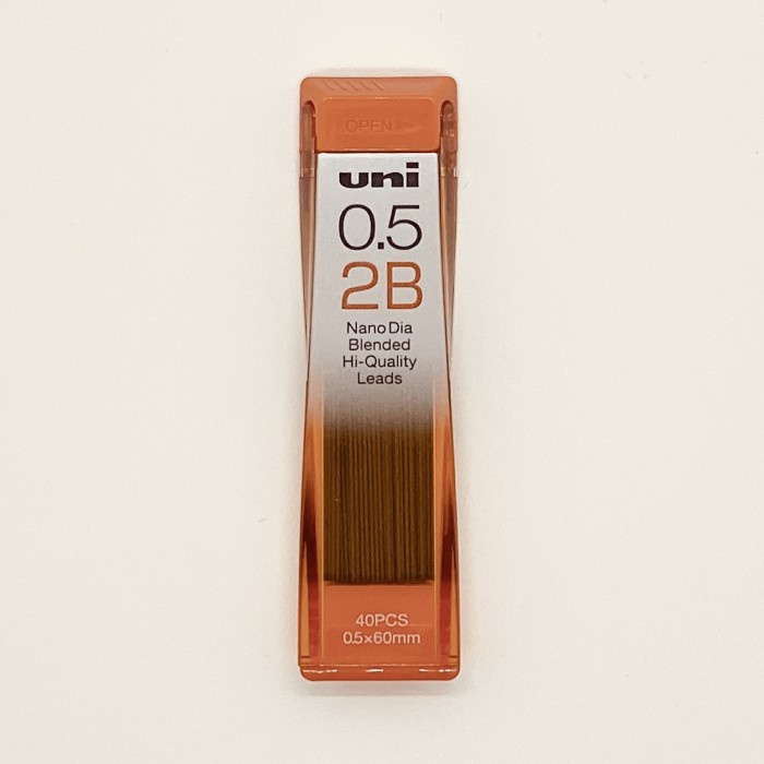 

Buruan Isi Pensil Mekanik 0.5 2B Uni Nano Dia Blended Hi-Quality 40 Leads Trendi