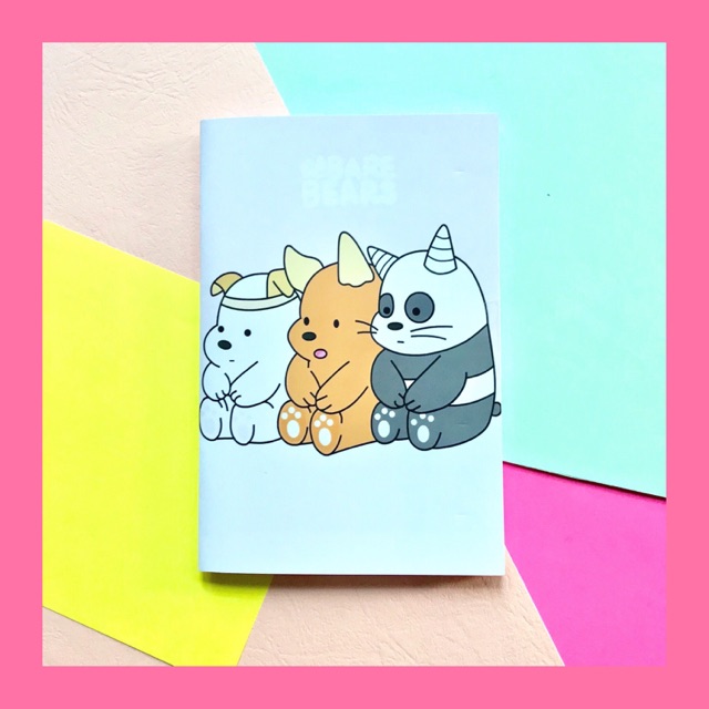 

CUSTOM NOTEBOOK We Bare Bears