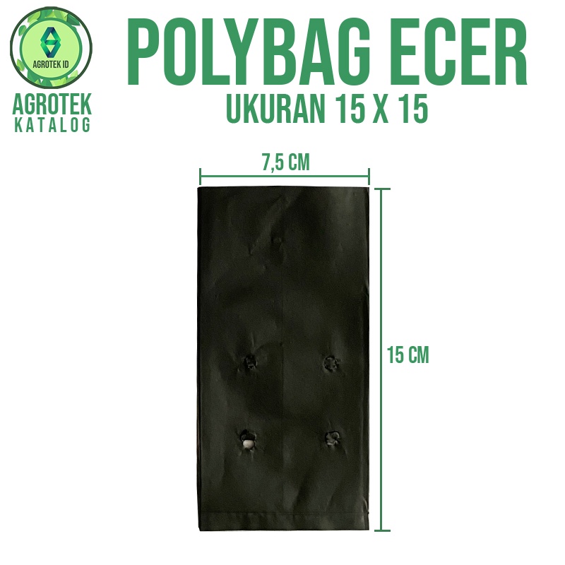 Polybag Ecer 15x15 Bijian