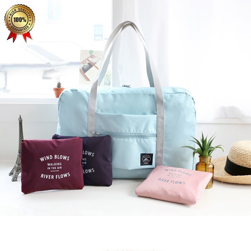 Tas Hand Carry Traveling Bag Besar-Tas Motif Lipat Travel-Tas Lipat Organizer  Waterproo - 0207