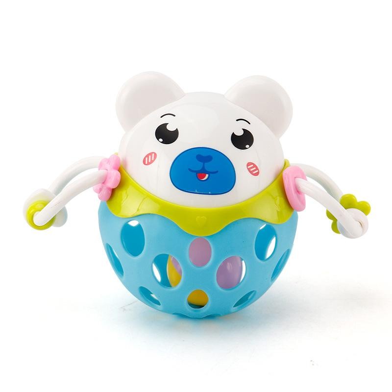 MAINAN KERINCINGAN DAN GIGITAN BABY - MOLAR RATTLE/MAINAN GENGGAM BAYI TEETHER - BDC