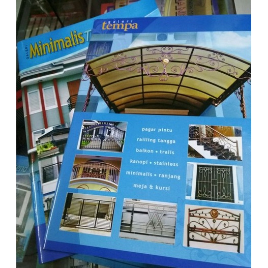 Jual P8YH1 buku katalog tralis kanopi pagar besi minimalis dan tempa 2