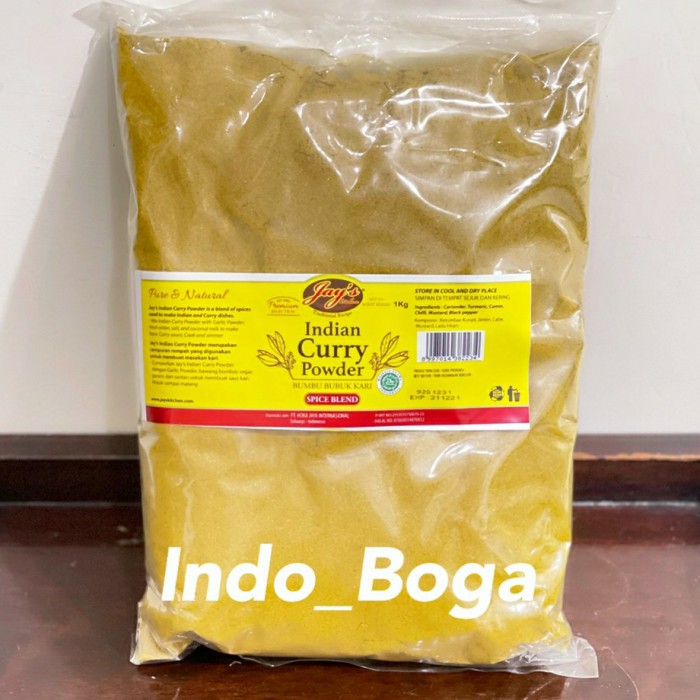 

PROMO SPESIAL - JAYS INDIAN CURRY POWDER 1 KG / BUBUK KARI INDIA / SEASONING