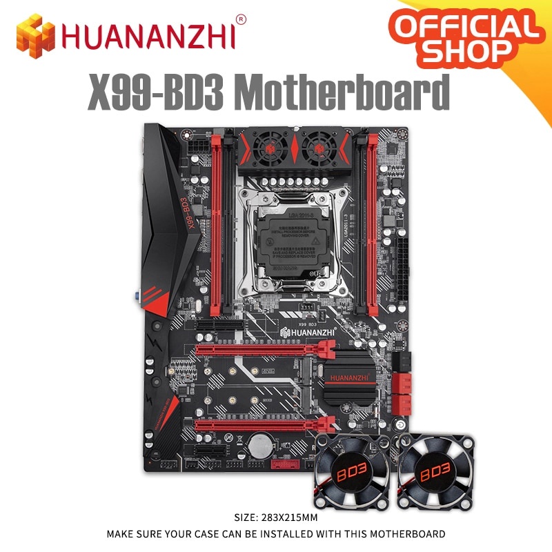 PREORDER HUANANZHI X99 BD3 V1.1 X99 Motherboard Intel X99 LGA 2011-3 All Series DDR3 RECC128GB M.2 P