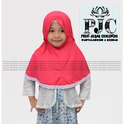 jilbab anak TK ERLINA 3-6 TAHUN  kerudung anak perempuan BEST SALLER / PUSAT GROSIR CICALENGKA