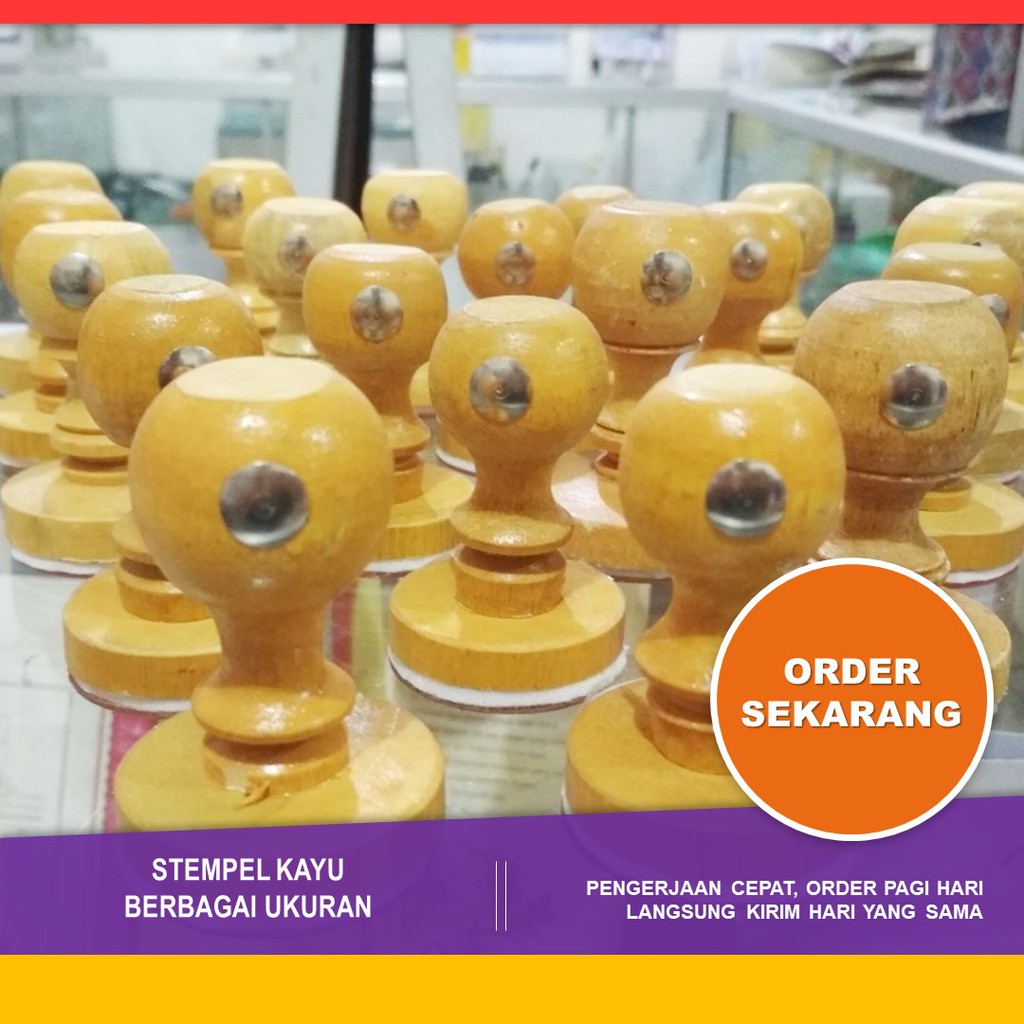 Stempel / Stempel Kayu / Stempel Kayu Bulat / Stempel Kayu Kotak
