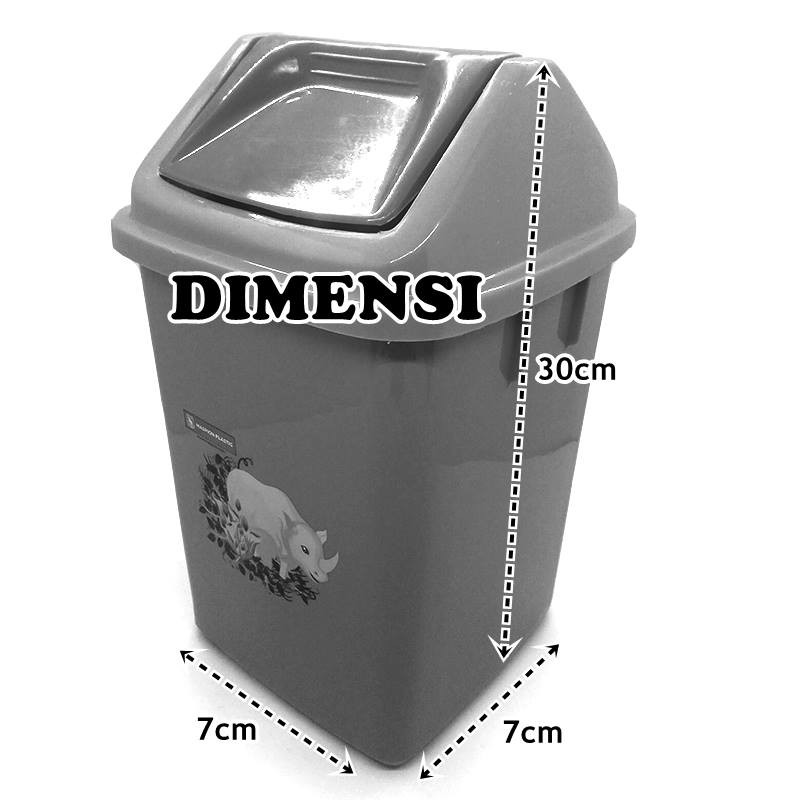 Maspion Tempat Sampah mini DUSTBIN No 5  + COVER – Random colour