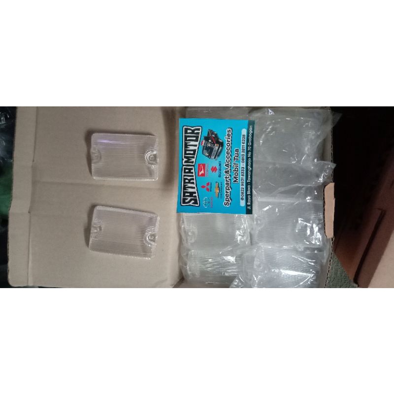 mika sen samping Hijet 1000 clear putih kristal mika reting samping Hijet mika sen renteng pilar Hij