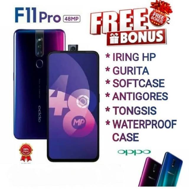 Oppo F11 Pro RAM 6 / 64 GB GARANSI RESMI