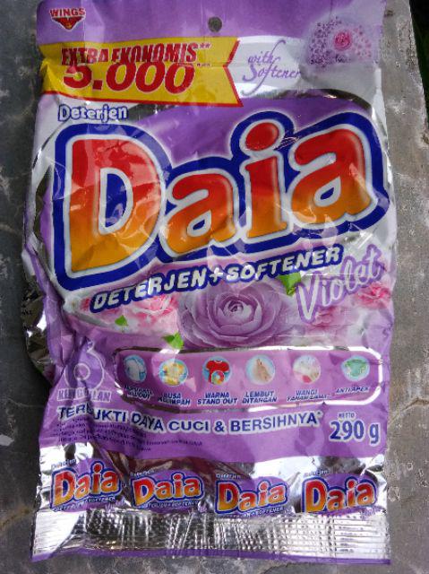 Daia Deterjen+softener Violet 300 Gram
