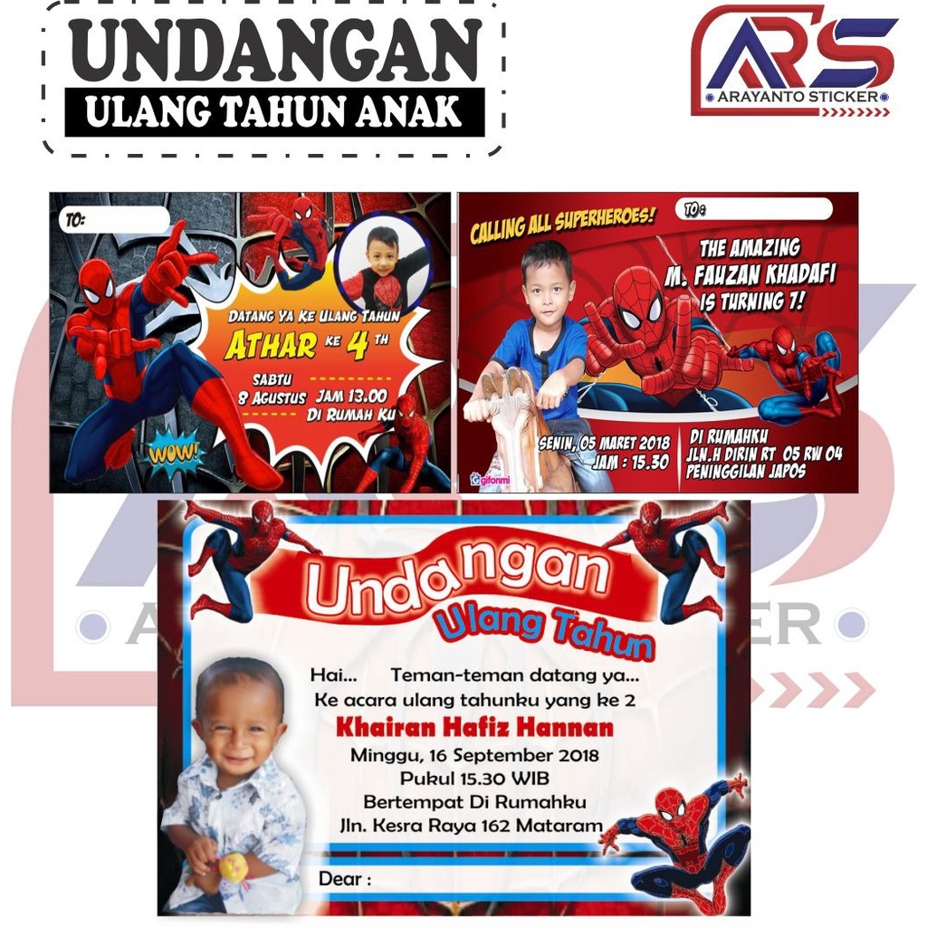 Cetak Kartu Ucapan Ulang Tahun / Tedhak Siten /7bulanan