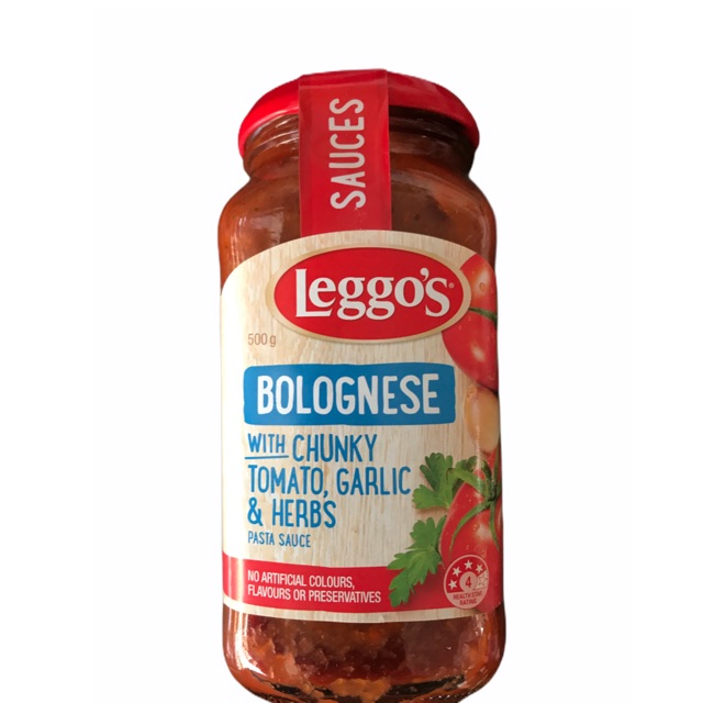 

SAUCE LEGGO'S BOLOGNESE With Chunky Tomato,Garlic & Herb