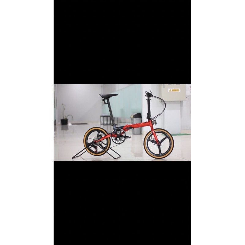 Sepeda lipat Camp Hazy 11 speed velg carbon