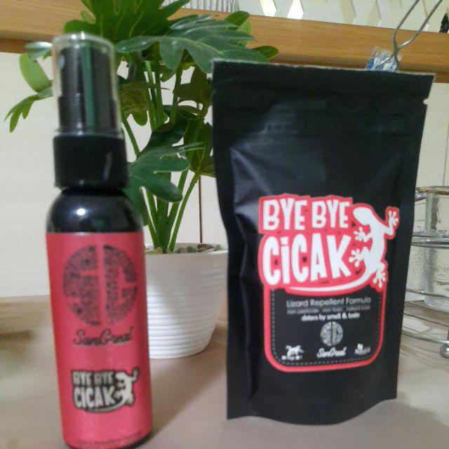 Paket Pengusir Cicak Bye Bye Cicak Gel Dan Spray