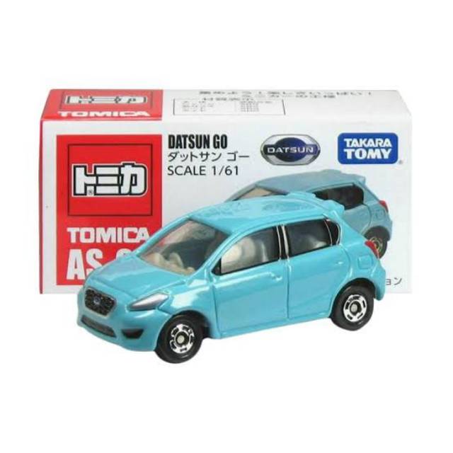 TOMICA DATSUN GO BLUE BIRU TAKARA TOMY DIECAST MOBIL HATCHBACK MINI CITY CAR MOBIL KOTA IMUT KECIL