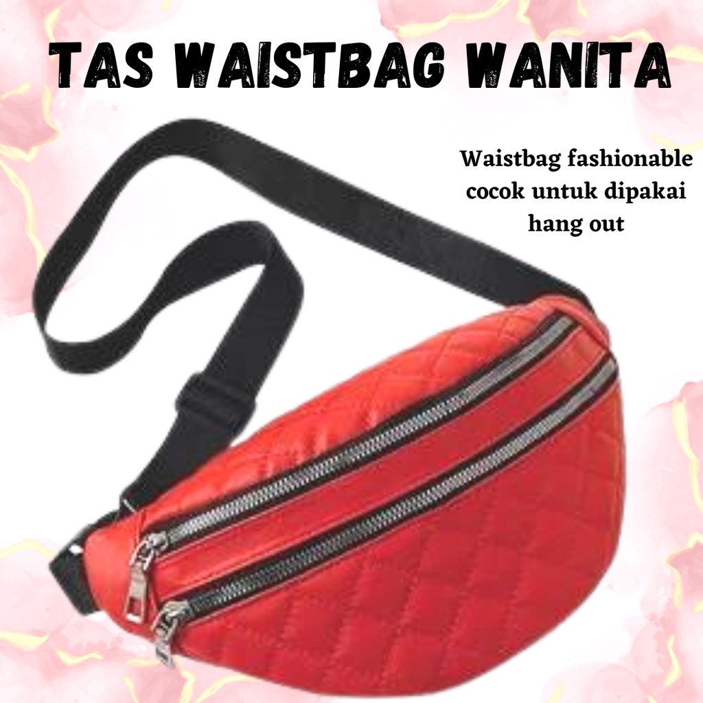 TERBARU!! TAS WAISTBAG WANITA / TAS CANTIK / TAS MURAH / TAS PINGGANG/ TRENDY / POPULER 04