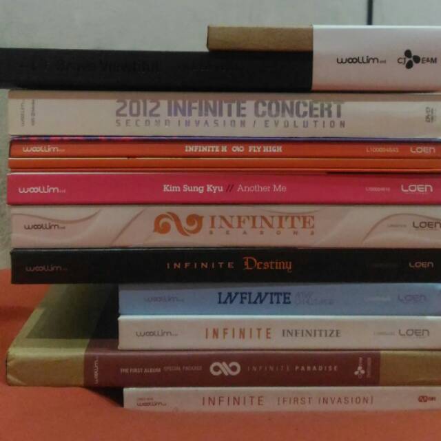 INFINITE PRELOVED ALBUMS AND GOODS, ALBUM INFINITE , ALBUM KPOP INFINITE