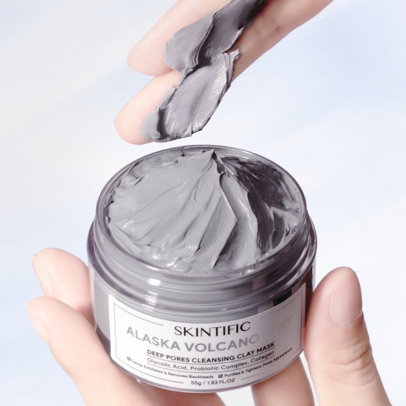 SKINTIFIC  Alaska Volcano Deep Pores Cleansing Clay Mask 55gr