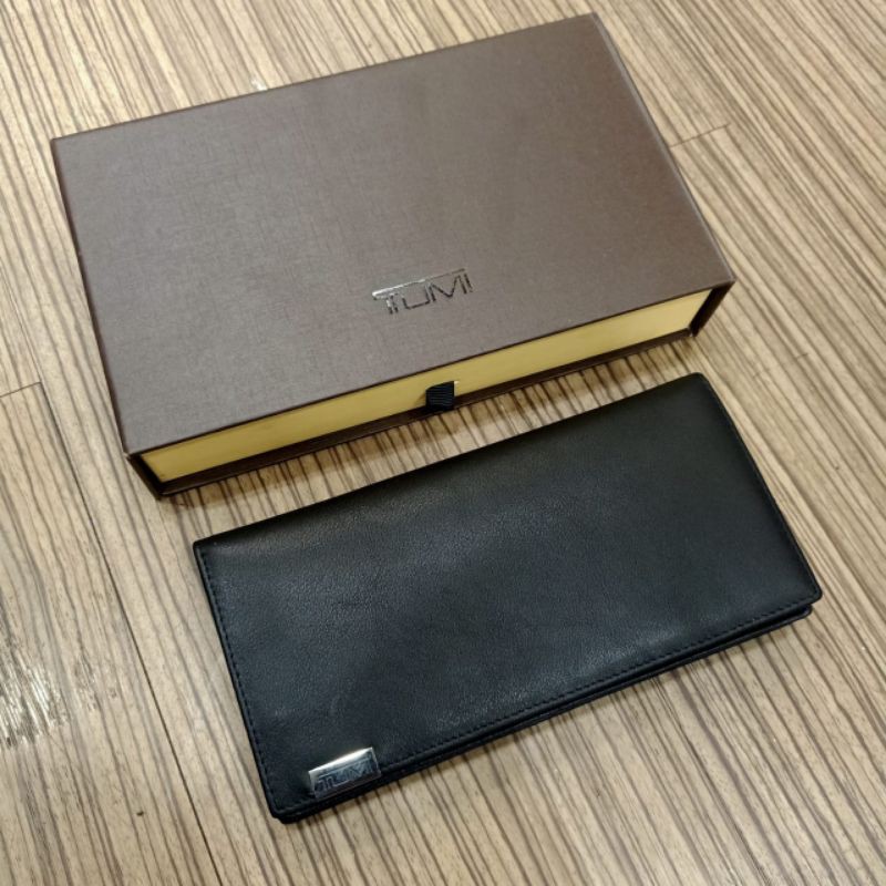 Dompet TUMI Panjang Leather Dompet Lipat Kulit Asli Impor