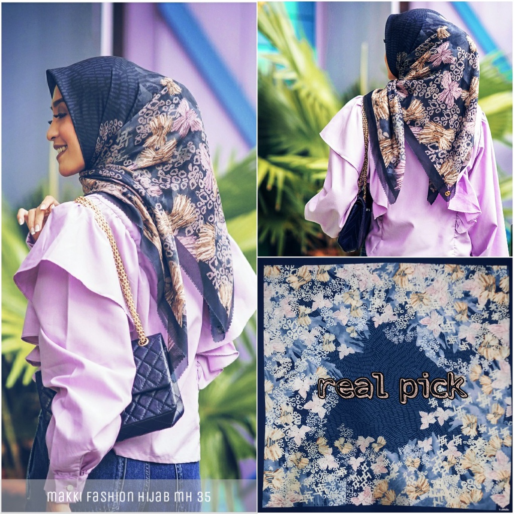 Hijab cantik terbaru laser cut best seller MH-MH 035