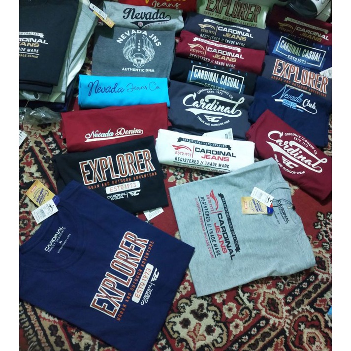 Kaos cardinal kaos pria dan wanita kaos branded