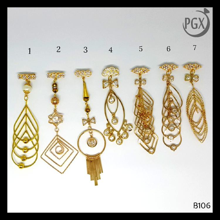 100% BERKUALITAS BROS DAGU JUNTAI PANJANG IMPORT MEWAH AKSESORIS HIJAB JILBAB BARU B106 100%