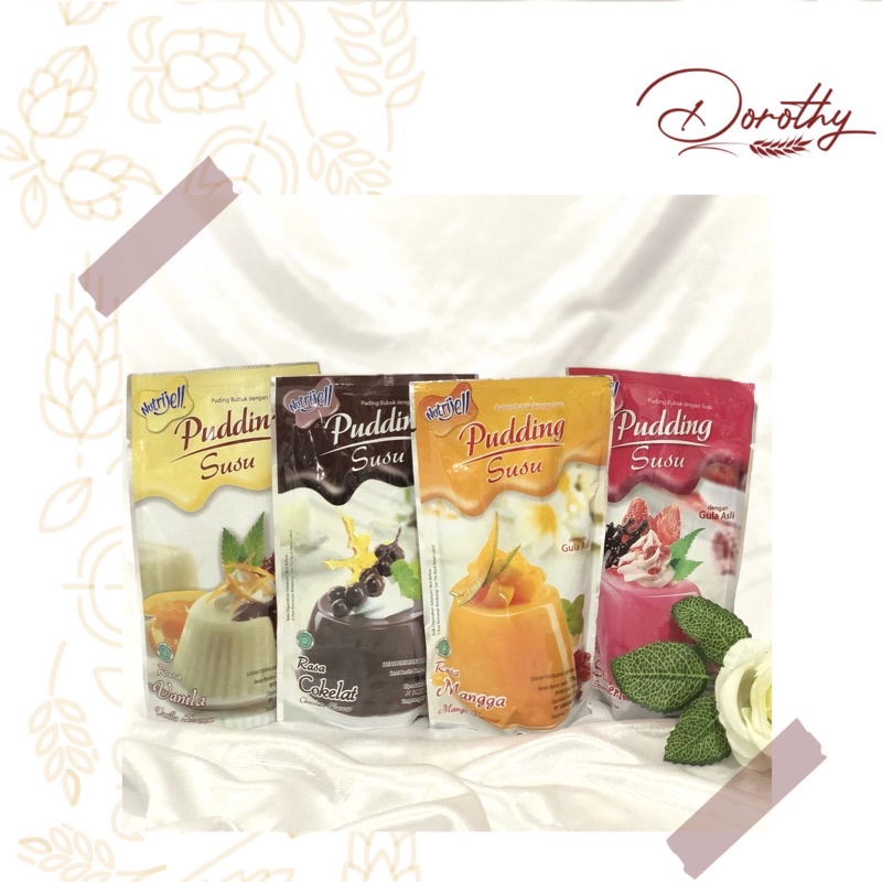 

NUTRIJELL PUDDING SUSU COKLAT / VANILLA / STRAWBERRY / MANGGA