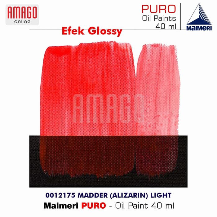 MAIMERI PURO - OIL PAINT - MADDER (ALIZARIN) LIGHT - 40ML - M0012175