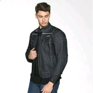 Jaket Motor Harian Couple Pria Wanita Contin Kamerad 11-12 Denim Jeans Protector Safety Casual
