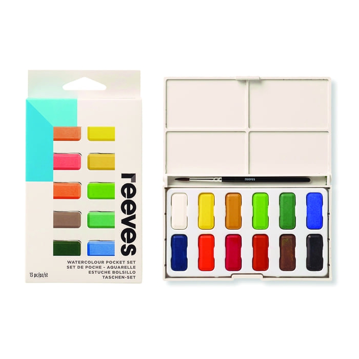 

Reeves Watercolor Pocket Set 12