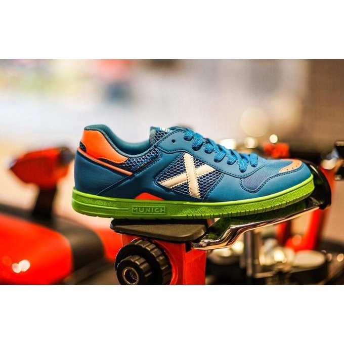 SEPATU FUTSAL X MUNICH CONTINENTAL V2 30 100% ORIGINAL IN ( BLUE )