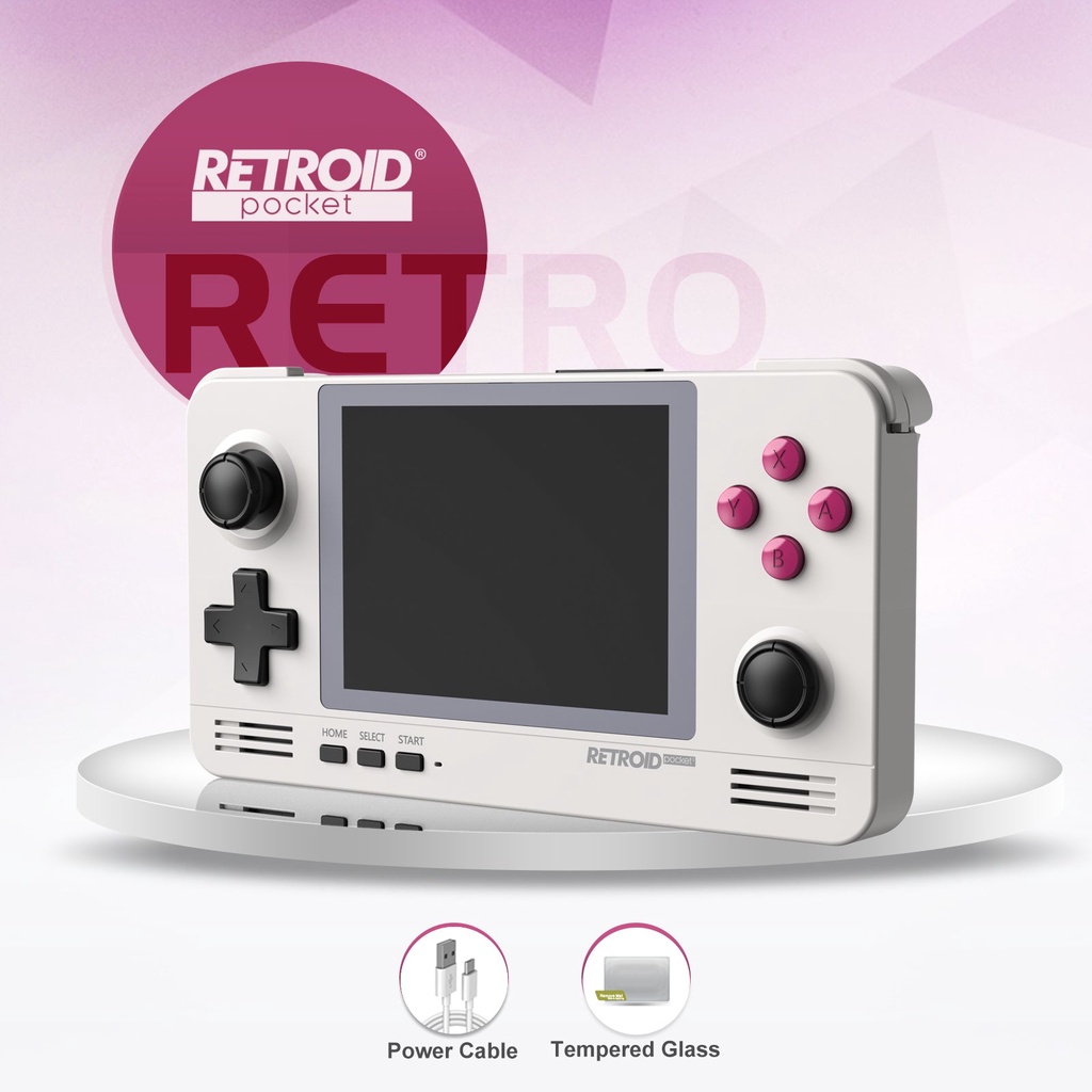 Retroid Pocket 2+ Handheld Retro Gaming Console System Retro Classic Video Game Arcade Gameboy Neo Geo SNES NES  PSP PS1 NDS Emulator Retroid Pocket 2 Plus