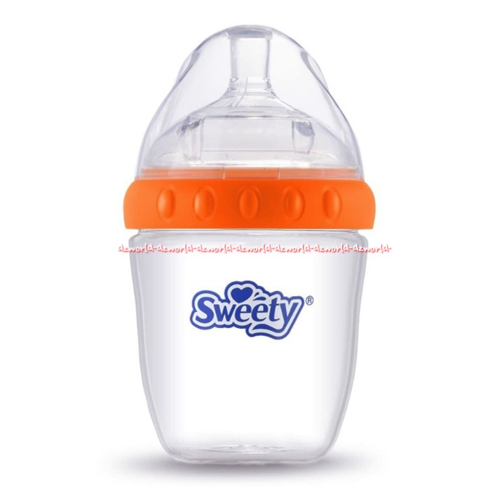 Sweety Baby Bottle Extra Wide Neck 0month+ 180ml Gelas Botol Minum Botol Belajar Minum Anak Bayi Swety Switi