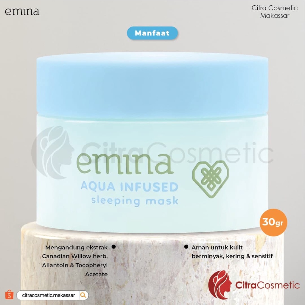 Emina Aqua Infused Sleeping Mask 30 Gr