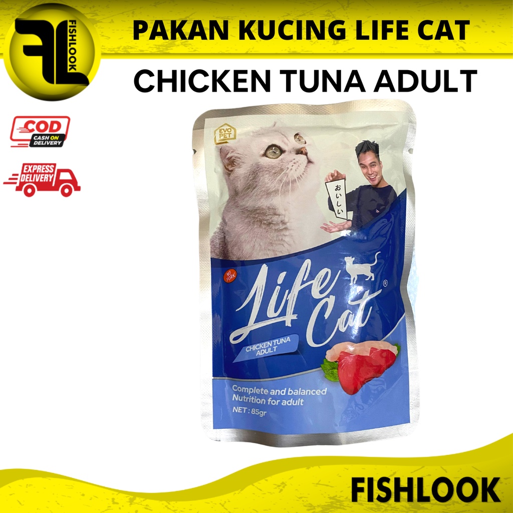 Life Cat Pouch 85 Gr - Makanan Kucing Basah Pakan Kucing Basah Terbaik