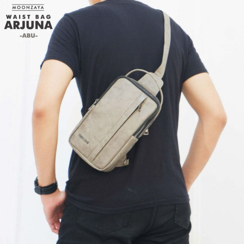 Tas Pria - Tas Tlempang - Tas Gemblok - Tas HP - Tas Arjuna Ori by Moonzaya