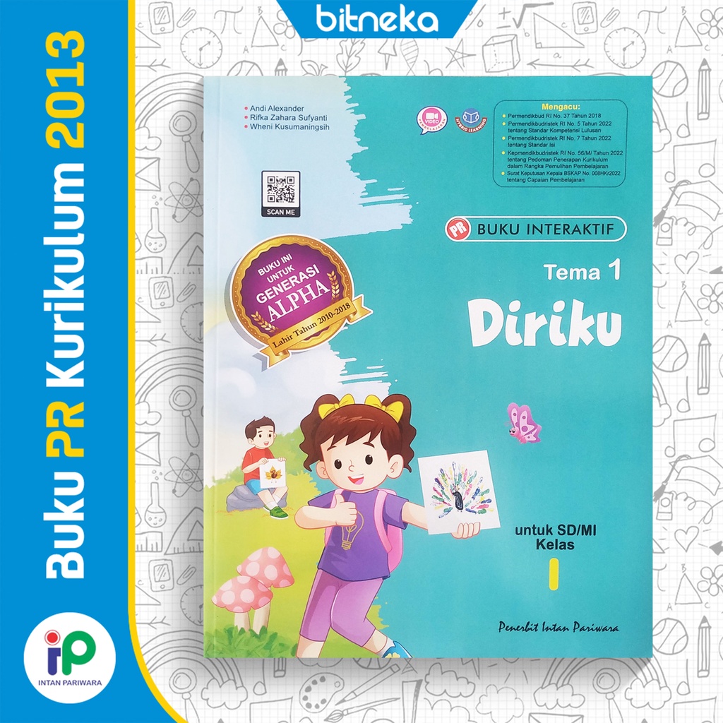 Jual Buku Pr Interaktif Sd Mi Kelas 1 Tema 1 Diriku Intan Pariwara