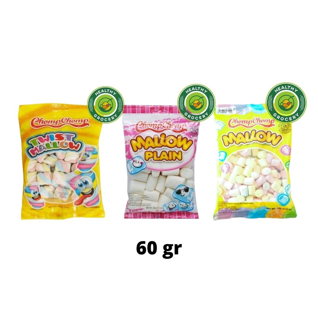 

Chomp Chomp Mallow 60gr / Marshmallows / PERMEN MURAH / MARSHMELLOWS/ MARSHMALLOW / MELLOW