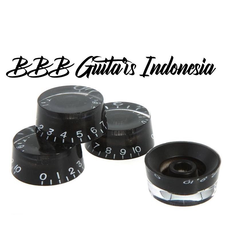 Knob Gitar Gibson Les Paul Knop Gitar Bulat Knob Putih Knob Hitam Knob Gold Satuan