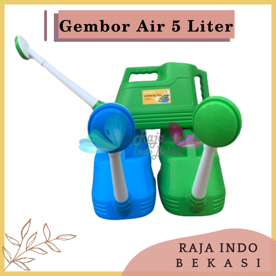 Gembor Air Ember Siraman Tanaman MISTY 5 Liter Pot Penyiram Kokoh Gembor Siram Tanaman Penyiram Tanaman Air 5 10 Liter - Gembor 5 liter Siraman Tanaman Bunga Air 5 Liter Gembor Air 5 Liter Ember Siram Bunga Alat Penyiraman Tanaman AT133