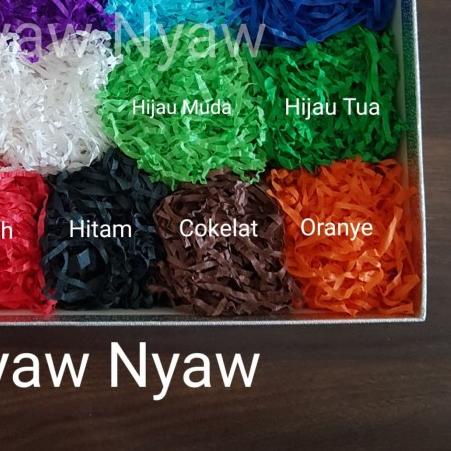 

Kertas Krep potong NYAW CRAFT 100 gram (alas kado tatakan wrap gift ) - Hitam