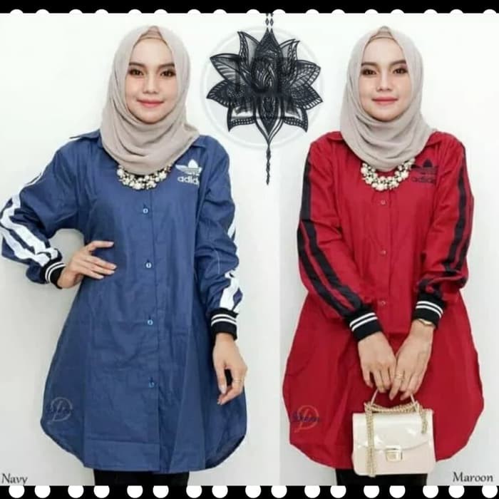 atasan muslim wanita baju gamis terbaru blouse kemeja hem tunik kuning